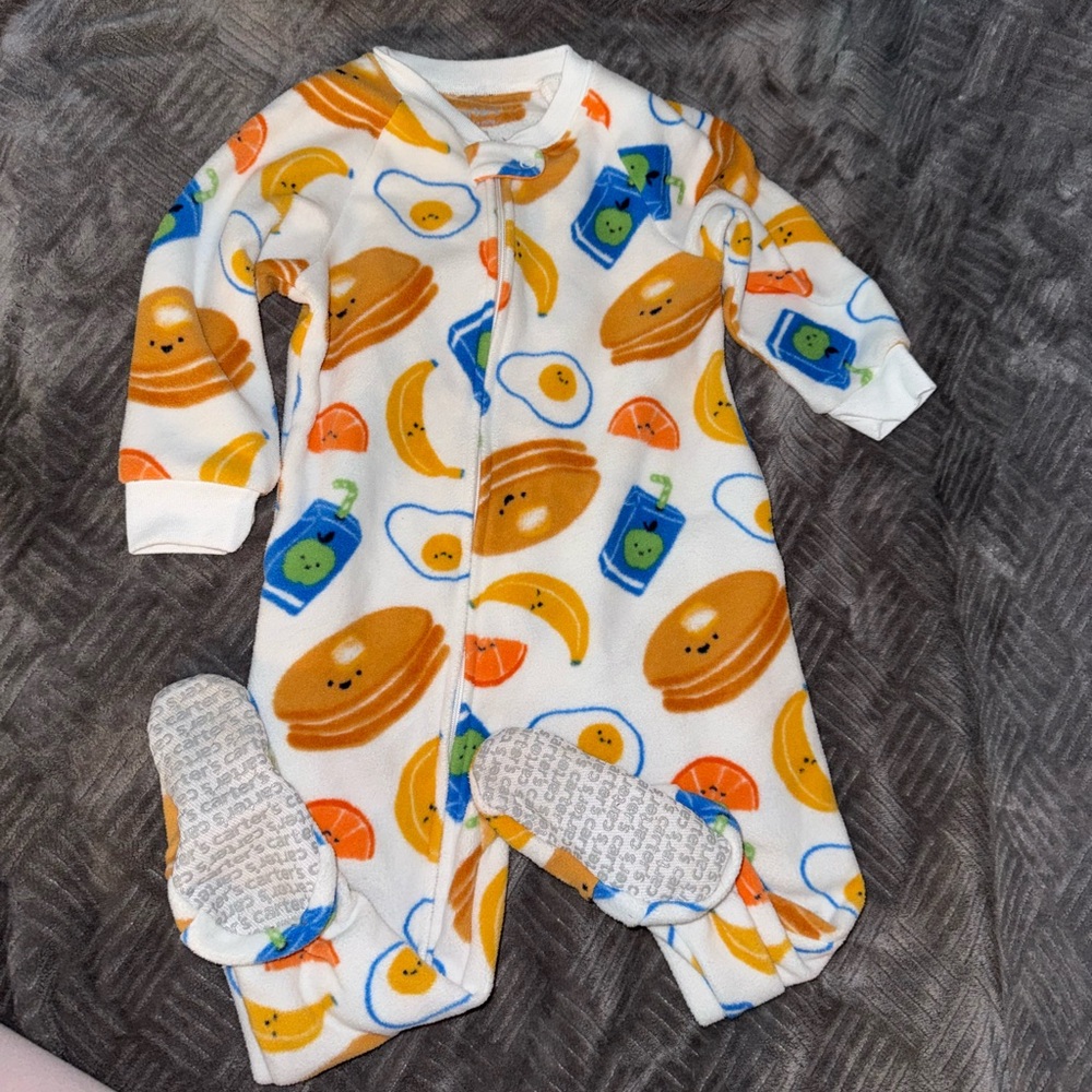 2 pack! Carters Zip-Up Pajamas